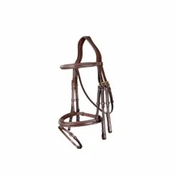 Sale - Bride muserolle combinée D Collection brun Brides