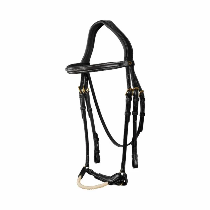 Online - Bridon muserolle allemande corde D Collection Bridons Poneys|Bridons