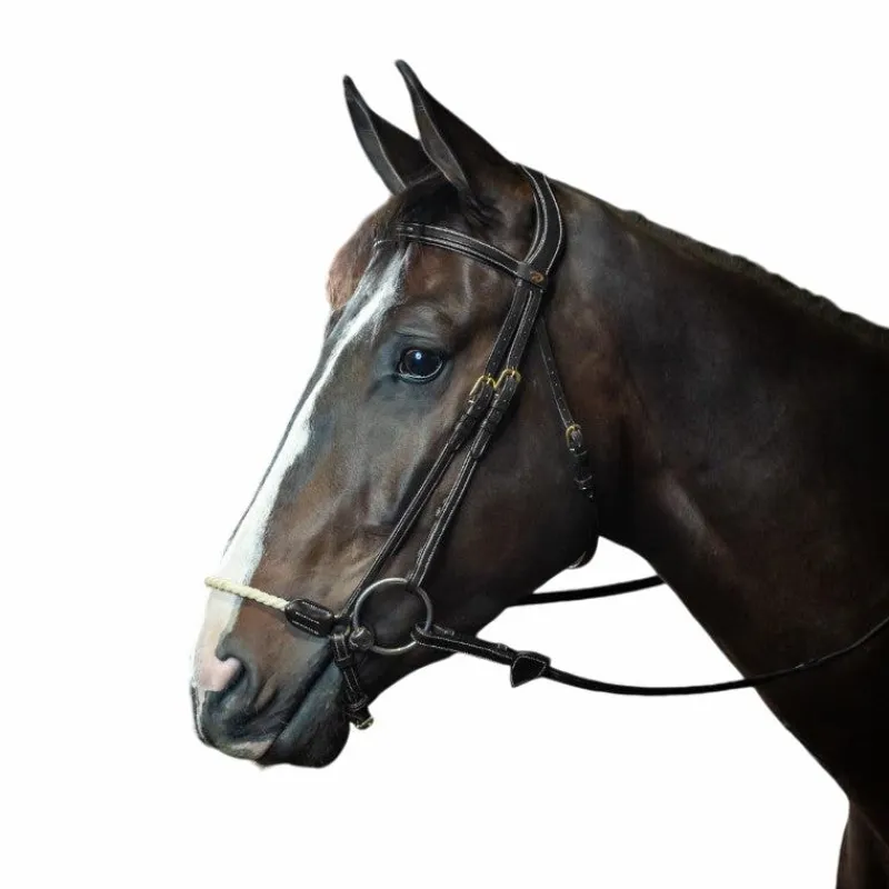 Online - Bridon muserolle allemande corde D Collection Bridons Poneys|Bridons