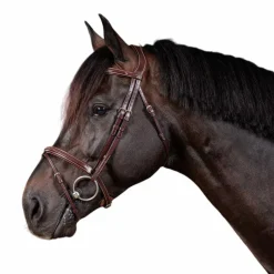 Hot - Bridon muserolle combinée US Collection Bridons Poneys|Bridons