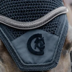 Bridons Poneys|Bridons*Dyon - Bridon muserolle combinée Tressé Pull Back Noir