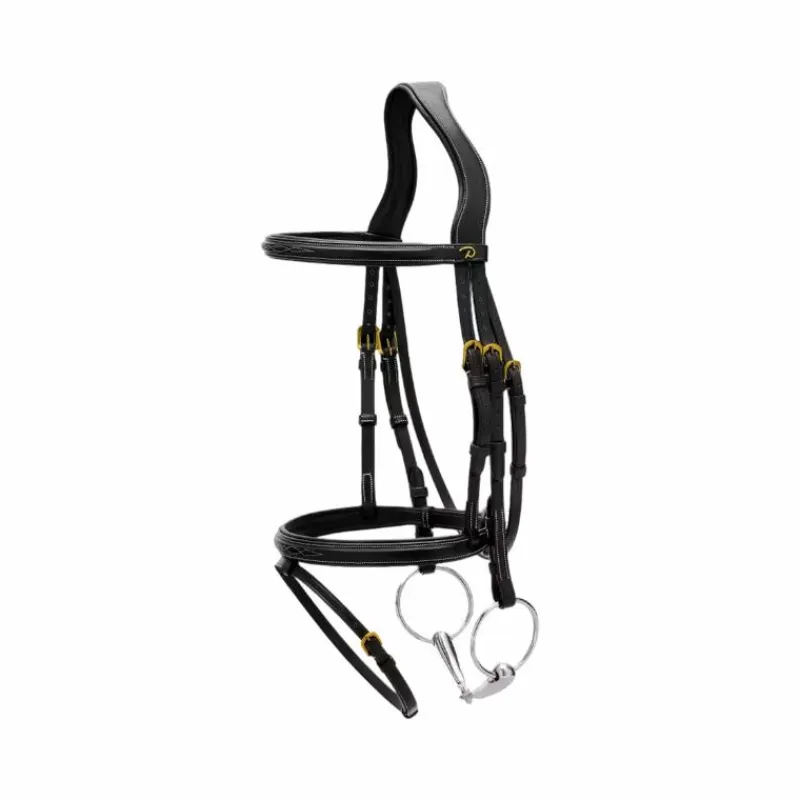 Bridons*Dyon - Bridon muserolle combinée Dy'on Collection Noir