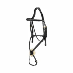 Hot - Bridon muserolle tressée en forme de 8 Bridons Poneys|Bridons