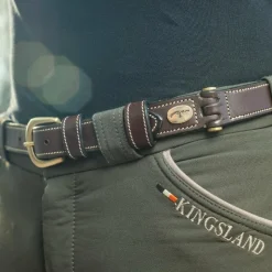 Ceintures*Dyon - Ceinture en cuir plat Marron