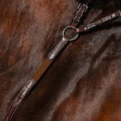 Hot - Collier de chasse à pont US Collection brun Colliers De Chasse Poneys|Colliers De Chasse