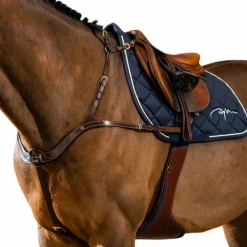 Hot - Collier de chasse anatomique D Collection brun Colliers De Chasse Poneys|Colliers De Chasse