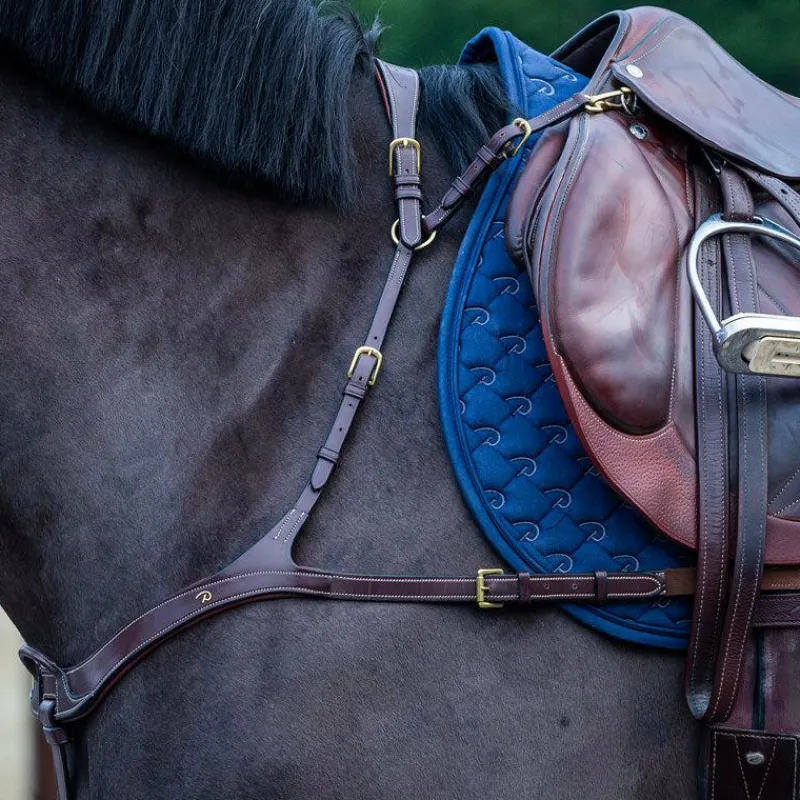 Hot - Collier de chasse anatomique D Collection brun Colliers De Chasse Poneys|Colliers De Chasse