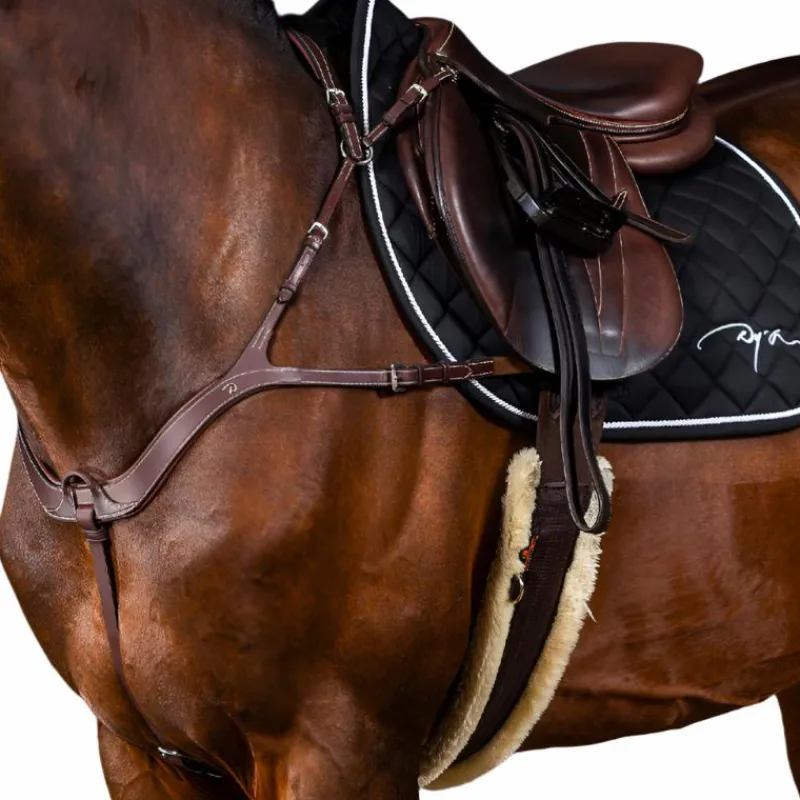 Colliers De Chasse Poneys|Colliers De Chasse*Dyon - Collier de chasse anatomique US Collection brun Marron