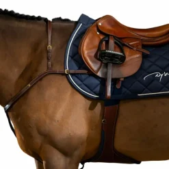 Colliers De Chasse Poneys|Colliers De Chasse*Dyon - Collier de chasse long pont D Collection brun Marron