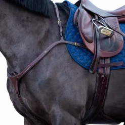 Colliers De Chasse Poneys|Colliers De Chasse*Dyon - Collier de chasse long pont D Collection brun Marron