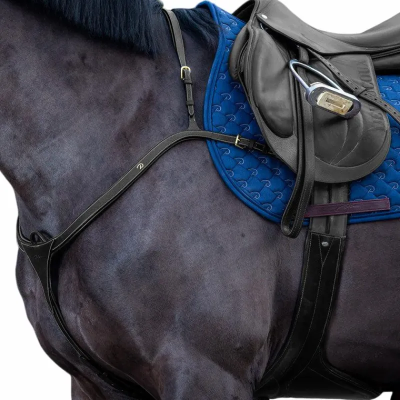 Colliers De Chasse Poneys|Colliers De Chasse*Dyon - Collier de chasse long pont D Collection Noir