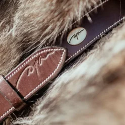 Online - Collier pour chien cuir Plat brun Colliers