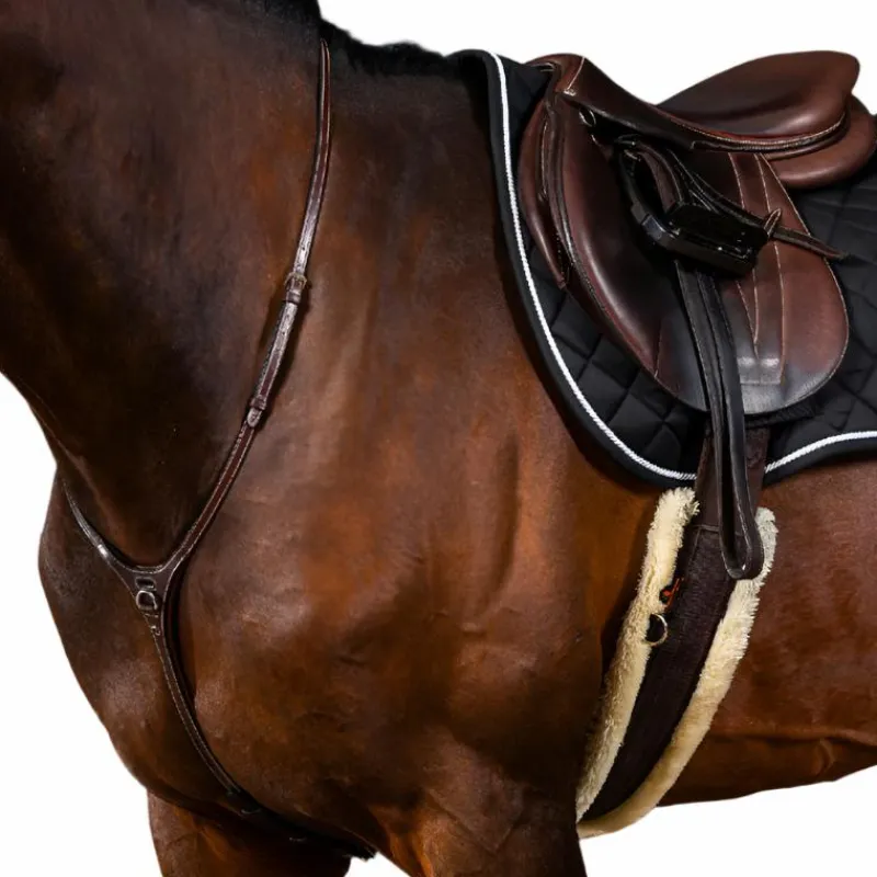 Discount - Collier Yoke US Collection brun Enrênements Poneys|Martingales