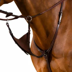 Enrênements Poneys|Martingales*Dyon - Fourchette de martingale pleine souple US Collection brun Marron