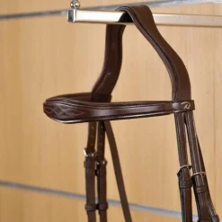 Online - Frontal droit anatomique New English Collection brun Accessoires De Bridons Poneys|Frontaux