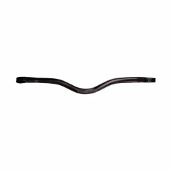 Clearance - Frontal en V cuir plat New English Collection brun Accessoires De Bridons Poneys|Frontaux