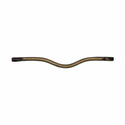 Hot - Frontal V Clincher laiton D Collection brun Accessoires De Bridons Poneys|Frontaux