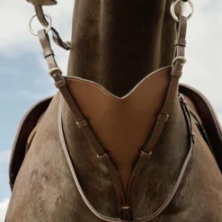 Online - Martingale pleine en cuir souple New English Collection Enrênements Poneys|Martingales