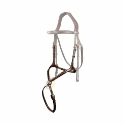 Accessoires De Bridons Poneys|Muserolles*Dyon - Muserolle croisée D Collection brun Marron