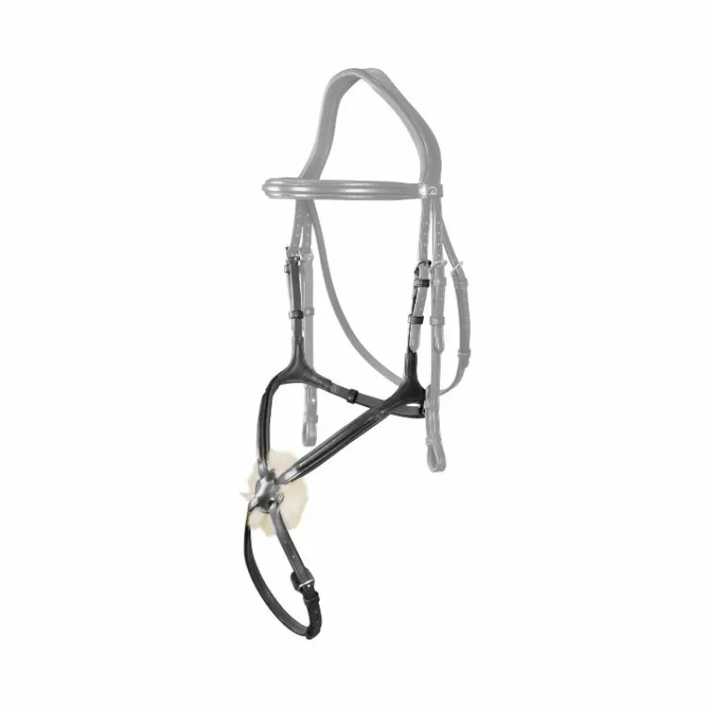 Discount - Muserolle croisée New English Collection Accessoires De Bridons Poneys|Muserolles