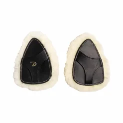 Colliers De Chasse*Dyon - Pad de protection en peau de mouton vegan collier de chasse 5 points D Noir