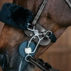 Accessoires De Bridon*Dyon - Protection Hackamore cuir Noir