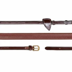 Best - Rênes caoutchouc 5/8 D Collection brun Rênes Et Arrêtoirs De Rênes Poneys|Rênes Et Arrêtoirs De Rênes