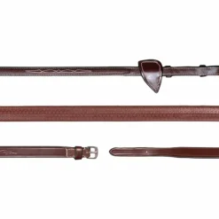 Rênes Et Arrêtoirs De Rênes Poneys|Rênes Et Arrêtoirs De Rênes*Dyon - Rênes caoutchouc 5/8 US Collection brun Marron