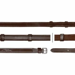 - Rênes hunter grip avec 7 arrêtoirs 5/8 (sans stopper) New English Collection brun Rênes Et Arrêtoirs De Rênes Poneys|Rênes Et Arrêtoirs De Rênes