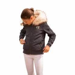 - Bombers à capuche enfant Lyon glitter Enfant Blousons Et Manteaux