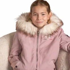 Blousons Et Manteaux*Eden by Pénélope - Bombers à capuche enfant Lyon poudré Rose