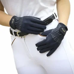 Gants D'Équitation|Gants D'Équitation*Eden by Pénélope - Gants hiver enfant Marine