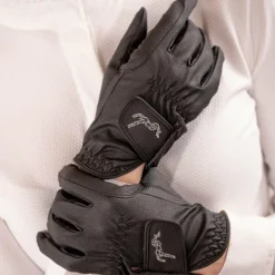 Gants D'Équitation|Gants D'Équitation*Eden by Pénélope - Gants Prisma Strass enfant Noir
