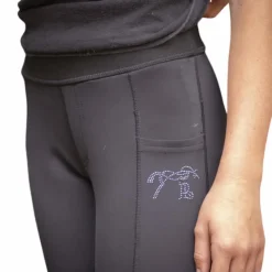 Hot - Legging d'équitation fille Delphe pull-on Enfant Pantalons D'Équitation