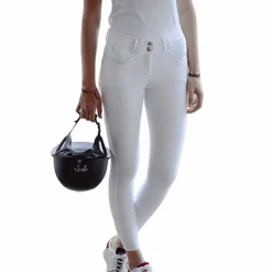 Pantalons D'Équitation*Eden by Pénélope - Pantalon fille Fun push up Blanc