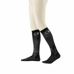 Chaussettes D'Équitation*Ego7 - Chaussettes d'équitation Air Socks Noir