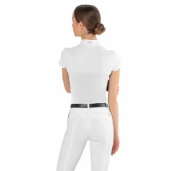 Polos Et Chemises*Ego7 - Polo de concours manches courtes femme Mesh Blanc