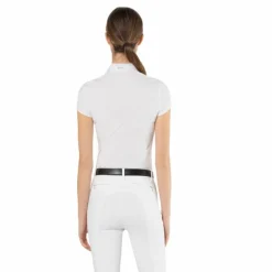 Polos Et Chemises*Ego7 - Polo de concours manches courtes femme Nina Blanc