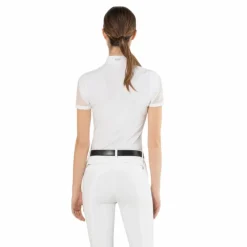 Polos Et Chemises*Ego7 - Polo de concours manches courtes femme Teresa Blanc