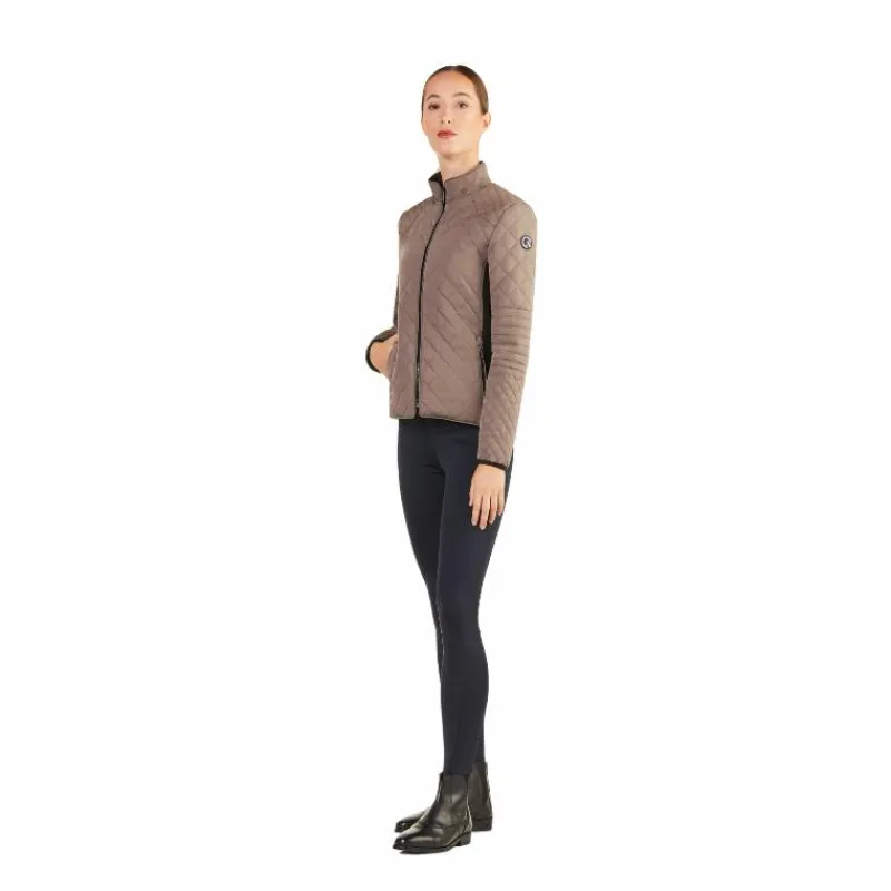 Blousons Et Manteaux*Ego7 - Veste manches longues matelassée femme Atena turtledove Marron