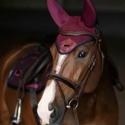 Online - Bonnet pour chevaux Twill Luxe foncé Bonnets Pour Chevaux