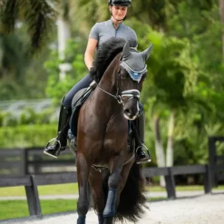 - Bonnet pour chevaux Metallic Blue Bonnets Pour Chevaux