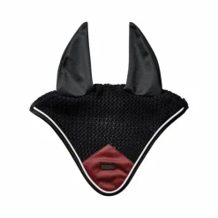 Bonnets Pour Chevaux*Equestrian Stockholm - Bonnet pour chevaux Modern Luxe noir/ foncé Rouge