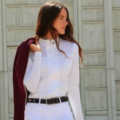 Polos Et Chemises*Equestrian Stockholm -  Chemise manches longues blanc light breeze