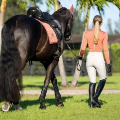 Guêtres Fermées*Equestrian Stockholm - Guêtres fermées Classic Mesh Coral Orange