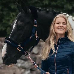 Licols Poneys|Ensembles Licols Et Longes*Equestrian Stockholm - Licol et longe mouton Monaco blue Bleu