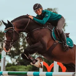 New - Tapis de selle Emerald Tapis De Selle Poneys|Tapis Cso/ Mixtes