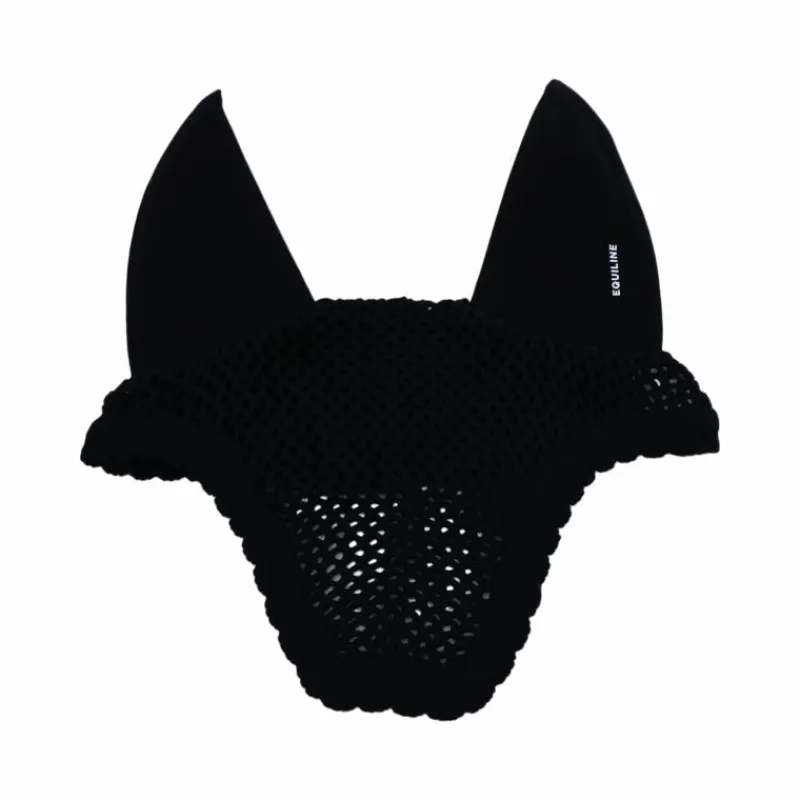 Bonnets Pour Chevaux*Equiline - Bonnet pour chevaux anti-bruit Gerald Noir