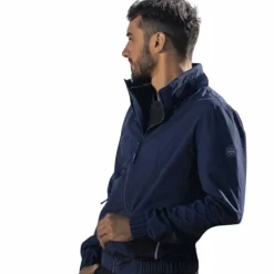 Blousons Et Vestes De Pluie|Blousons Et Manteaux*Equithème - Blouson imperméable homme Hugo Marine