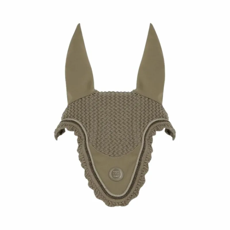 Bonnets Pour Chevaux|Cso*Equithème - Bonnet chasse-mouches Oslo Marron